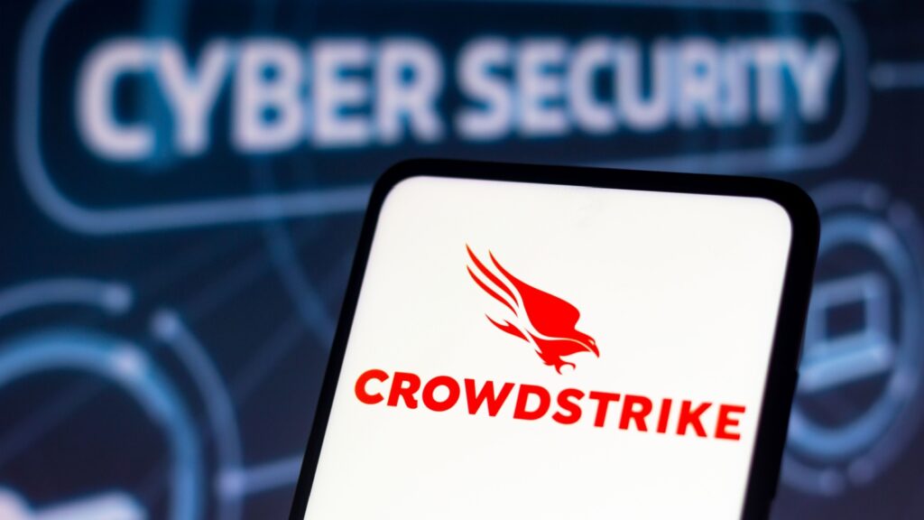 CrowdStrike cyber security company logo rafapress Shutterstock