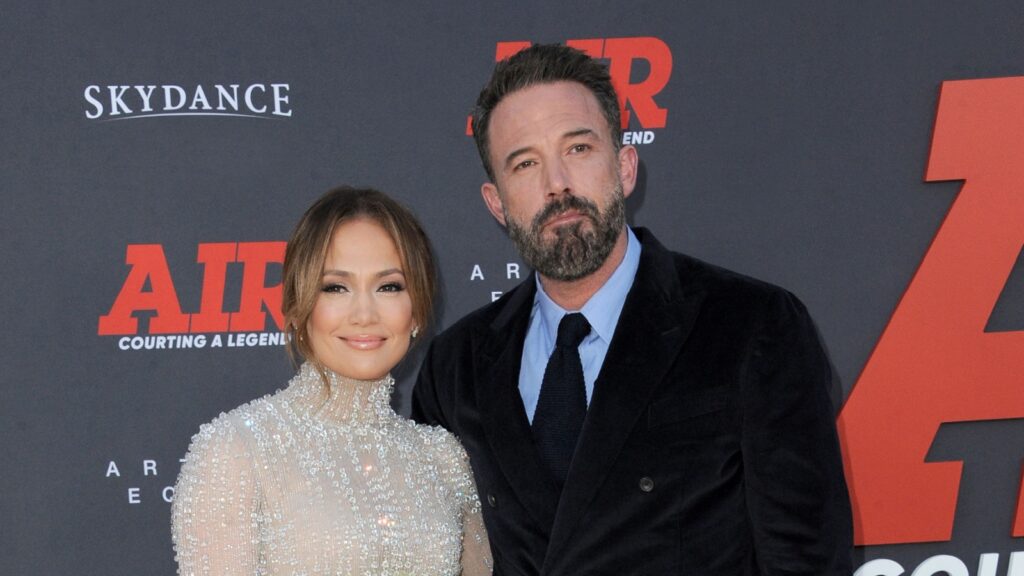 Jennifer Lopez and Ben Affleck celebrities red carpet actor actress Tinseltown Shutterstock