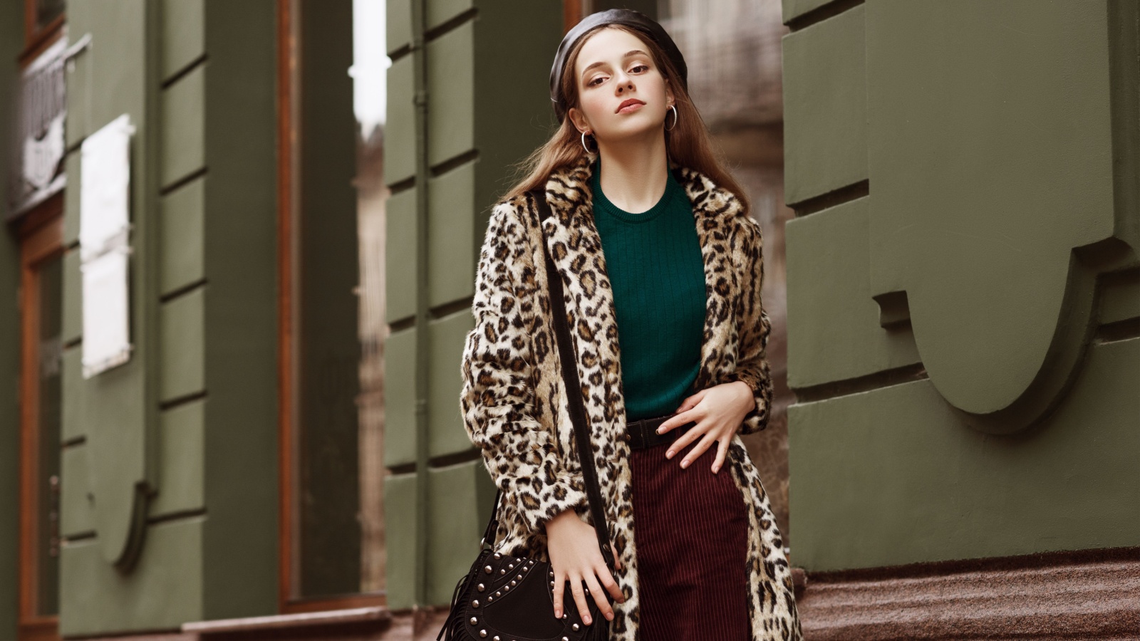 Woman Fashion Purse Hat Animal Print Victoria Fox Shutterstock Woman Fashion Purse Hat Animal Print Victoria Fox Shutterstock